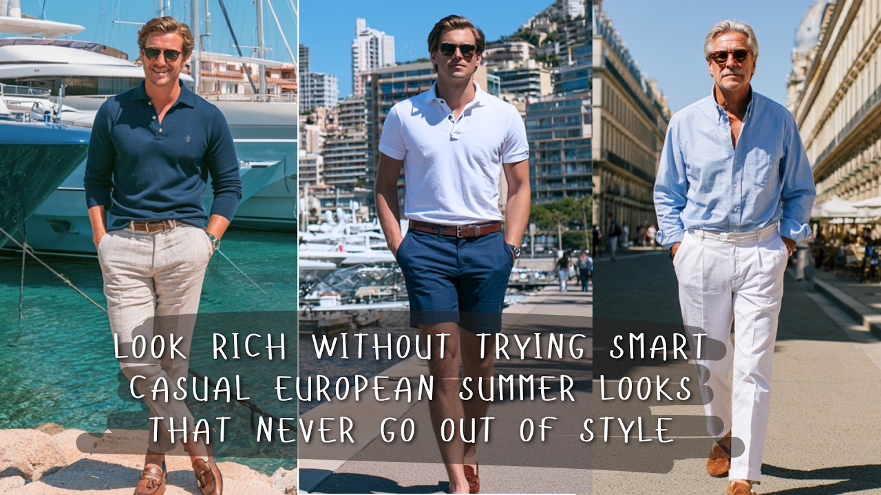 Look Rich Without Trying  Smart Casual European Summer Looks That Never Go Out of Style