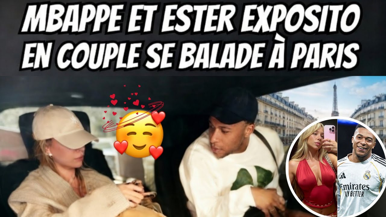 🤗 Mbappé et Ester Expósito en Couple aperçu en balade Amoureux à Madrid et sur Paris 