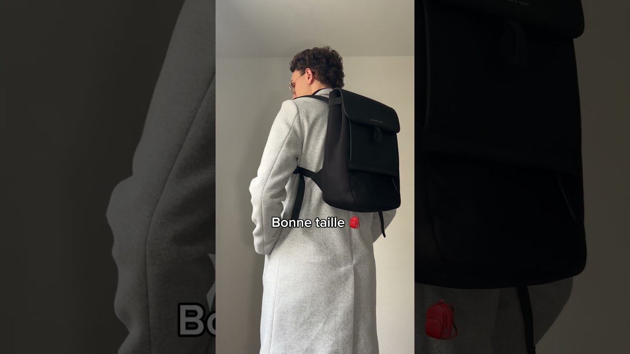 🎒 Vidéo UGC - sac à dos Fyn All Black - Kapten & Son