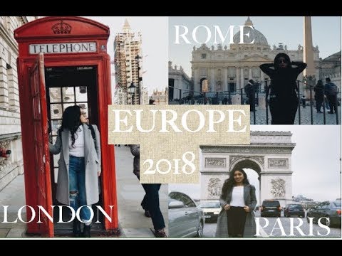 EUROPE VLOG! LONDON, PARIS, & ROME | LESLIE