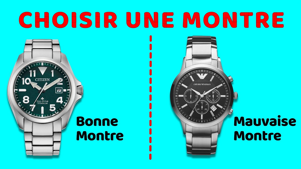 Comment choisir une bonne montre ? Guide complet !
