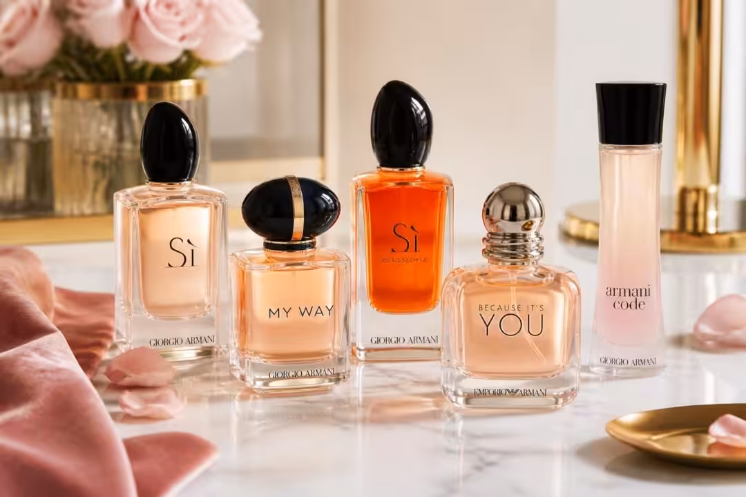 découvrez la collection exclusive de parfums armani pour femme, incluant les best-sellers incontournables alliant élégance et féminité.