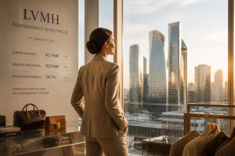 lvmh dépasse les attentes du premier semestre grâce à ses performances solides, mais la relance du secteur mode et maroquinerie nécessite encore des efforts pour retrouver une croissance durable.